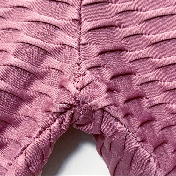 TikTok Butt Leggings Mauve Pink Small - Picture 5 of 7